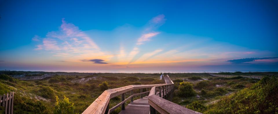 One of the many access points visitors can use to get to the beaches of Amelia Island.