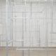 Antony Gormley Transformed White Cube Into a Labyrinth of Aluminum Bars