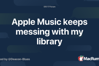 Apple Music keeps messing with my library