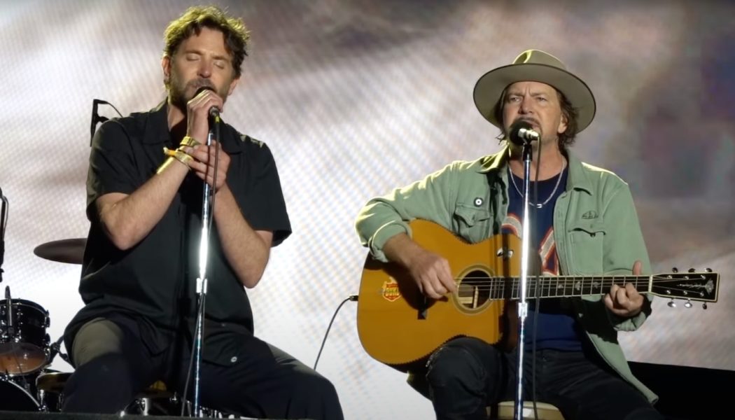 Bradley Cooper joins Pearl Jam to sing "Maybe It's Time" at BottleRock Napa Valley