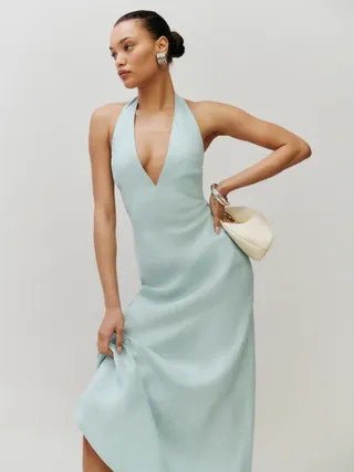 pale blue dress