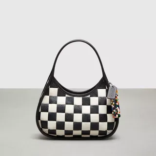 Ergo Bag in Checkerboard Patchwork Upcrafted Leather