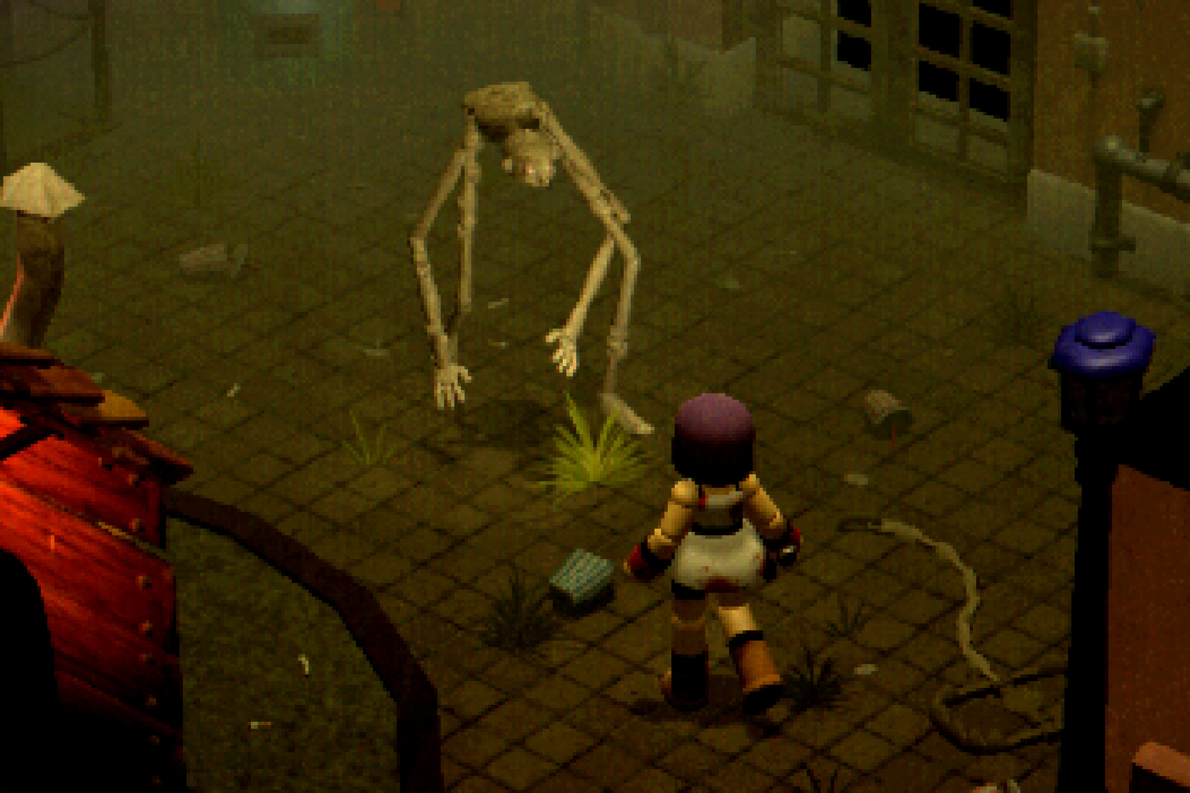 A screenshot from the video game Crow Country.