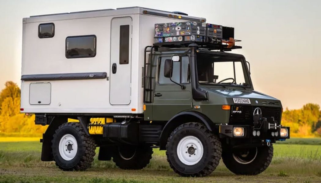 Custom Mercedes-Benz Unimog Camper by Wabi-Sabi Overland Surfaces at Auction