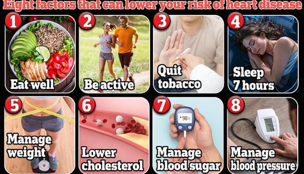 Eight factors that can lower your risk of all disease by nearly 80% 