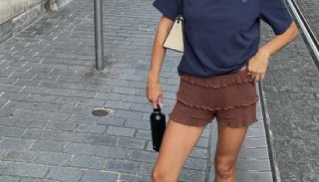 Fashion People Will Be Wearing This Pretty, Lingerie-Inspired Shorts Trend All Summer