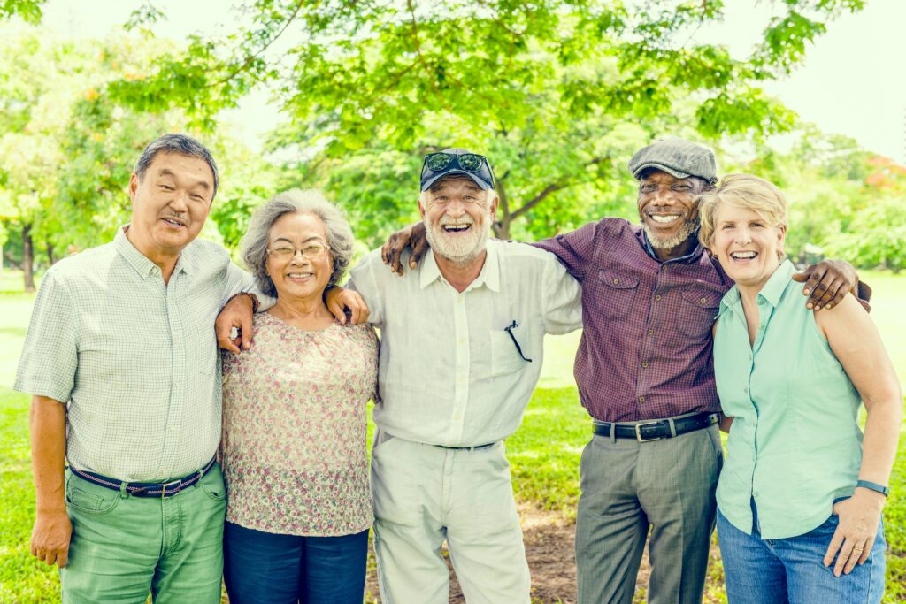 Group of Senior Retirement Friends