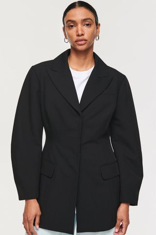 Mariah Curved Sleeve Hourglass Blazer