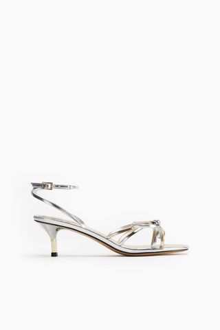 Buckle-Detail Heeled Sandals