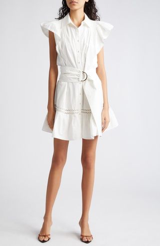 Marceline Belted Mini Shirtdress