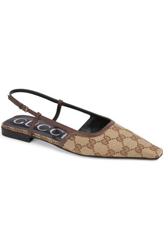 Demi Gg Slingback Flat