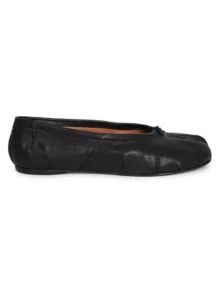 Tabi Leather Ballerina Flats