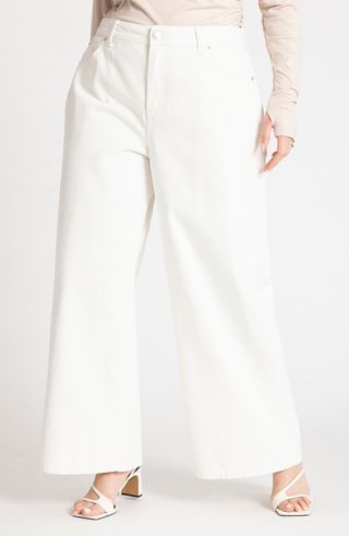 The Yvette Rigid Wide Leg Jeans