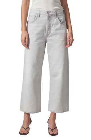 Gaucho High Waist Wide Leg Organic Cotton Jeans