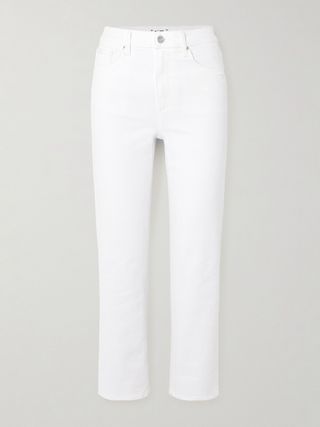 Sarah Cropped High-Rise Straight-Leg Jeans