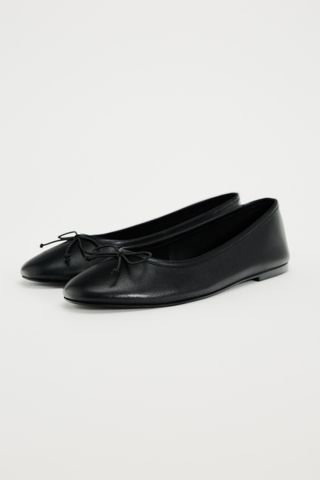 Leather Ballet Flats