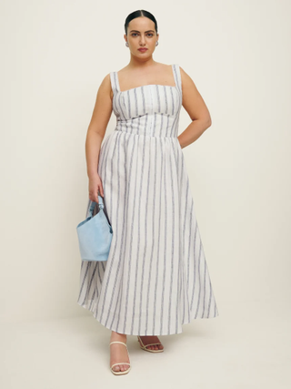 Reformation Tagliatelle Linen Dress