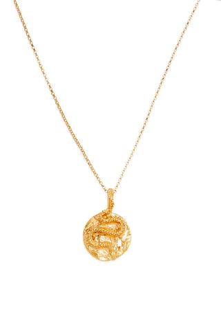 The Medusa Medallion 24kt Gold-Plated Necklace