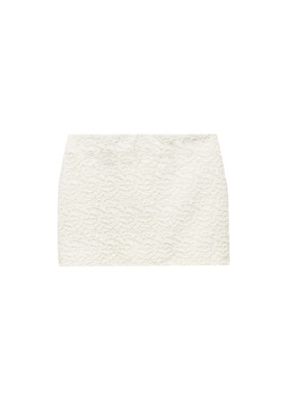 Mango Textured Cotton Skirt 