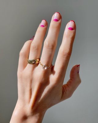 Watermelon nails