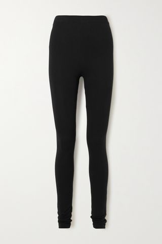 + Net Sustain Cork Stretch-Jersey Leggings