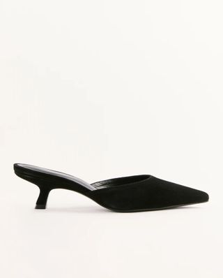 Reformation Wilda Kitten Heel in black 