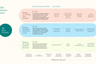 Kao veröffentlicht Fortschrittsbericht über seine ESG-Strategie – Der Kirei Lifestyle Plan