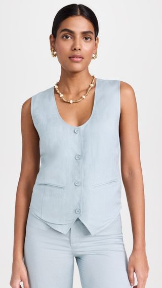 Rolla's Soho Linen Vest