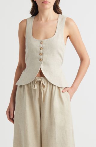 Stanze Linen vest