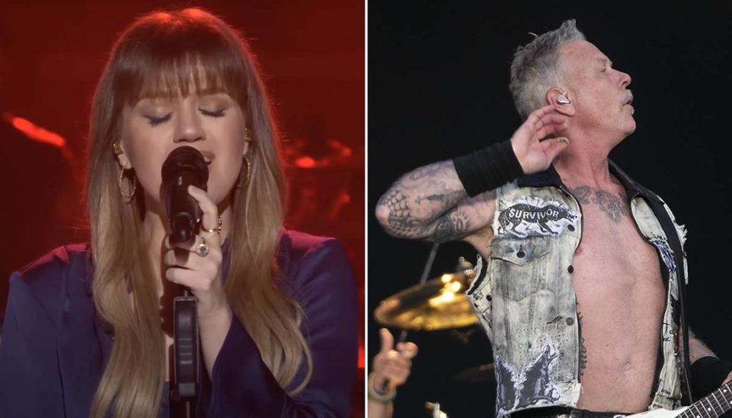 Kelly Clarkson belts out soulful cover of Metallica's "Sad but True": Watch