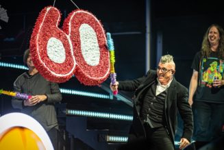 Maynard James Keenan Smashes 60th Birthday Piñata at Final Sessanta Show: Photos