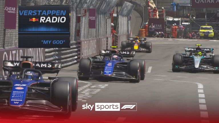 Verstappen traffic radio