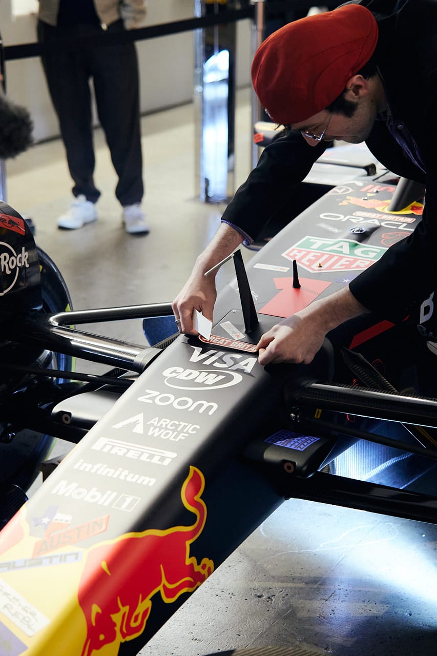 Oracle Red Bull Racing Paddock British Grand Prix 2024 Livery Design Competition Silverstone Singapore Austin REBL CUSTMS