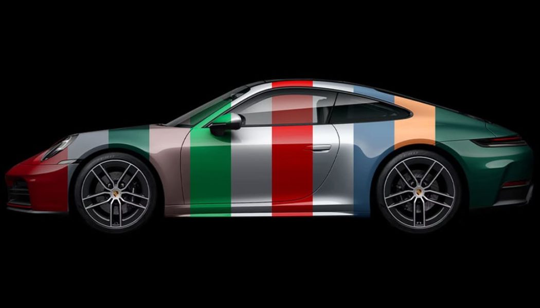 Porsche Unveils 11 New Paint to Sample Colors