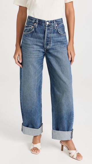 Ayla Baggy Cuffed Crop Jeans