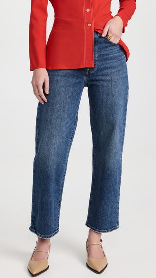 Ribcage Straight Ankle Jeans