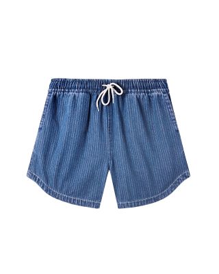 Indigo Stripe Shorts