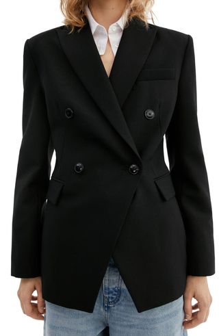 Double Breasted Suit Blazer