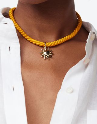 madewell sun necklace