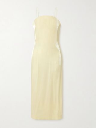 Carino Satin Midi Dress