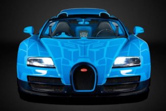 Transformers-Themed Bugatti Veyron Grand Sport Vitesse Surfaces for Auction