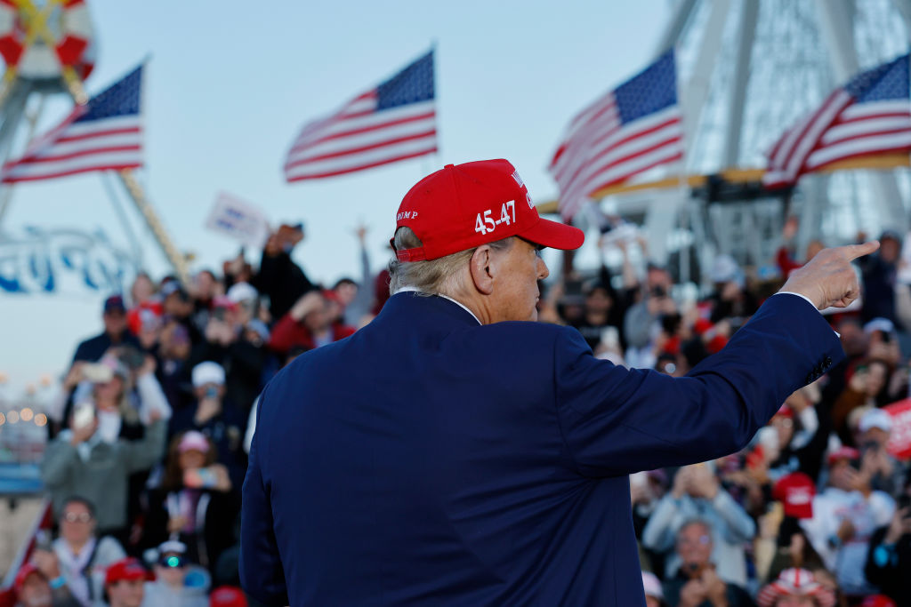 Donald Trump Holds Campaign Rally At The Jersey Shore