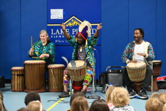 West African music perks up Lake Placid Elementary School