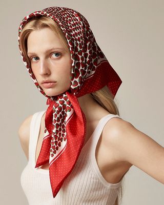 Oversized Silk Bandana