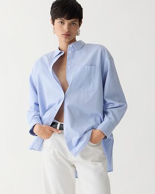 Étienne Oversized Shirt in Lightweight Oxford