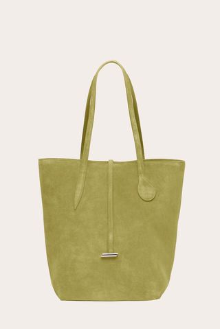 Tall Sprout Tote Army Suede