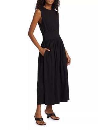 Toteme, Sleeveless Cotton Midi-Dress