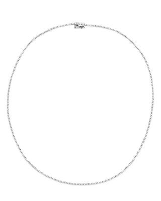 Bloomingdale's, Diamond Tennis Necklace in 14K White Gold