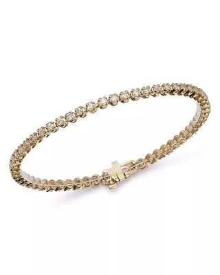 Bloomingdale's, Certified Diamond Tennis Bracelet in 14K Gold