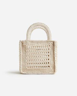 Crochet Top-Handle Bag